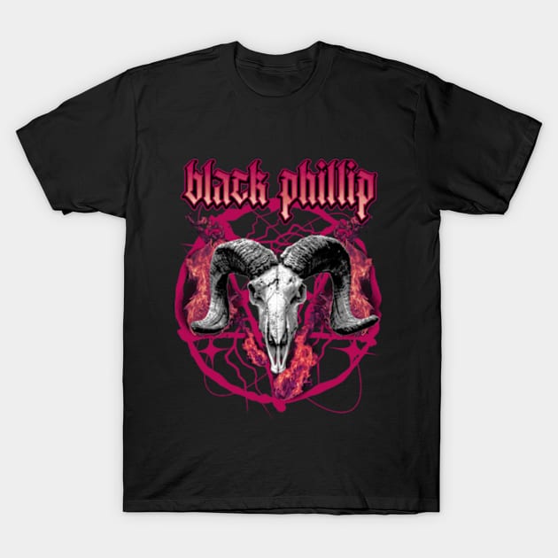 Black Phillip T-Shirt by scallywag studio